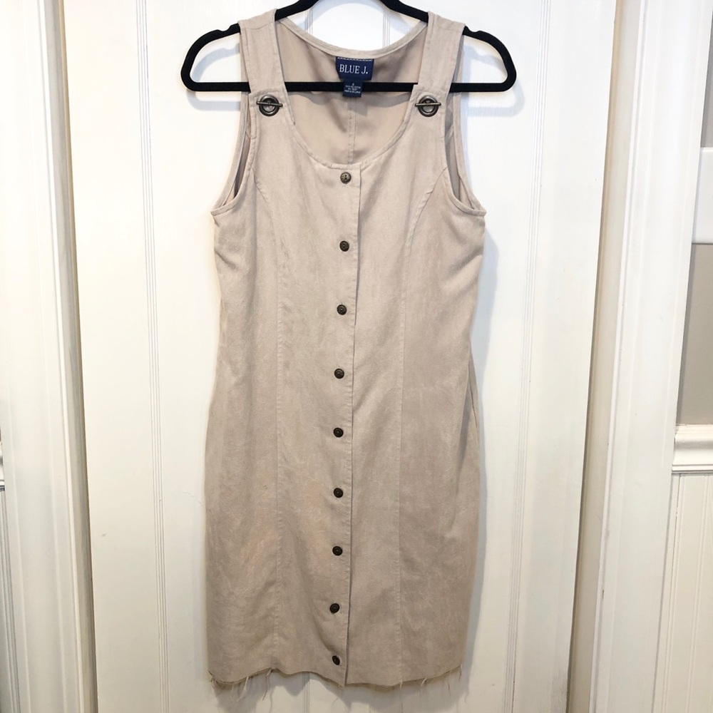 Suede tan dress